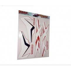 CALCOMANIA HONDA XR 150L `18 ROJA -  BLANCA (MM 2000)